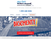 Tablet Screenshot of northernnefoundations.com